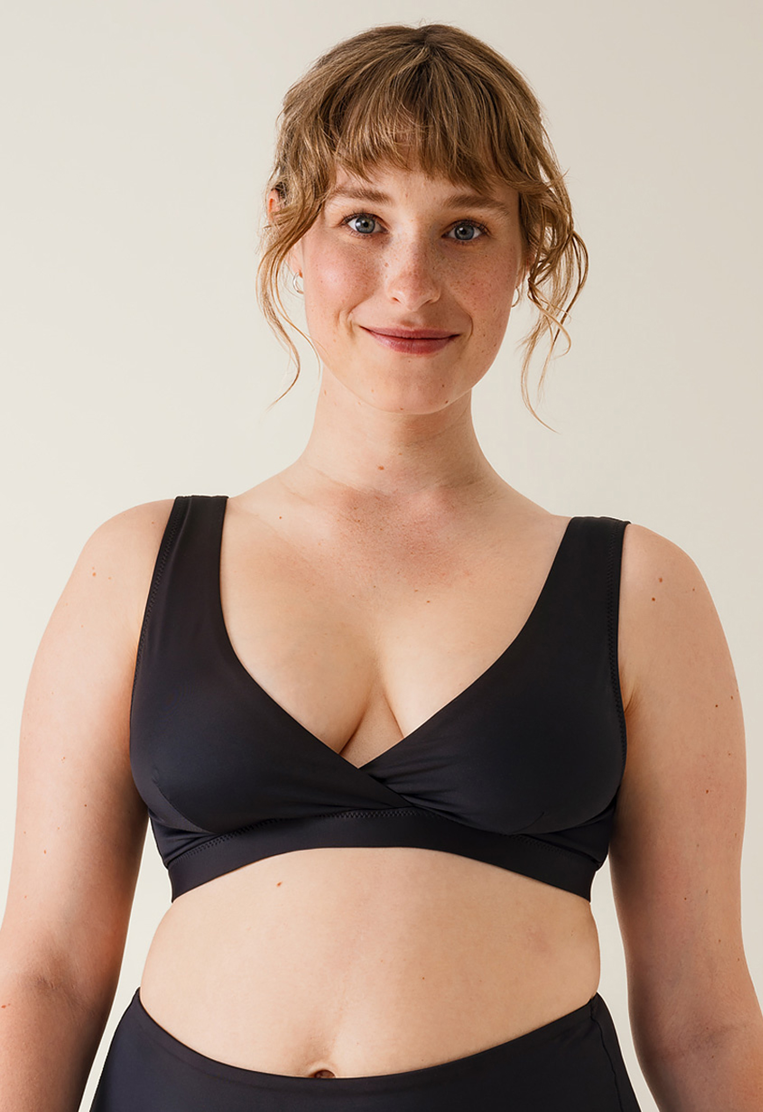 Nursing bikini top - Black